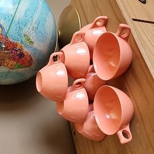 Vintage Eaton's Melmac Tecoware cups